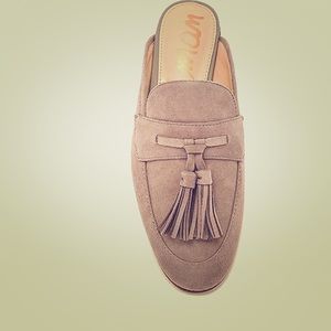 Sam Edelman Paris Backless Loafers, Mauve Suede